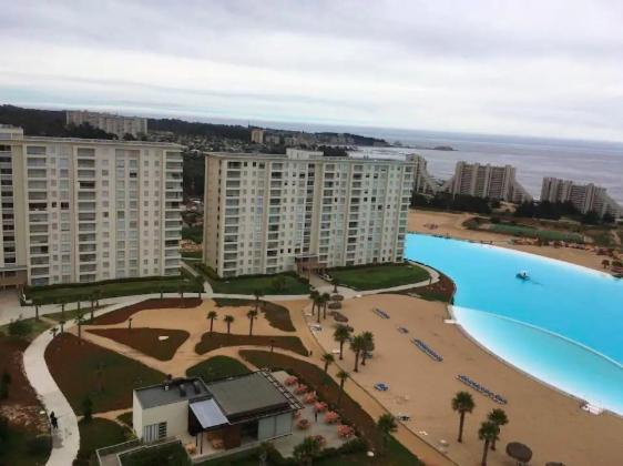 Departamento Laguna Bahia Algarrobo Buitenkant foto